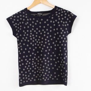 Giorgio Armani Polka Dots Top Wool Cashmere S